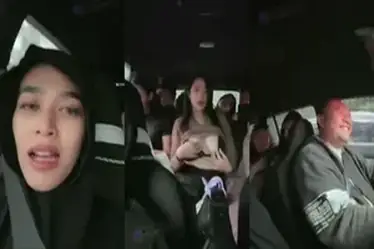 Supir Ojol Anterin Gerombolan Cewek Lagi Live Show